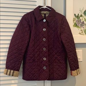 Quilted Burberry Coat